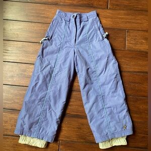 Prom apparel girls 8 purple snow, ski snowboard winter pants ab1866
